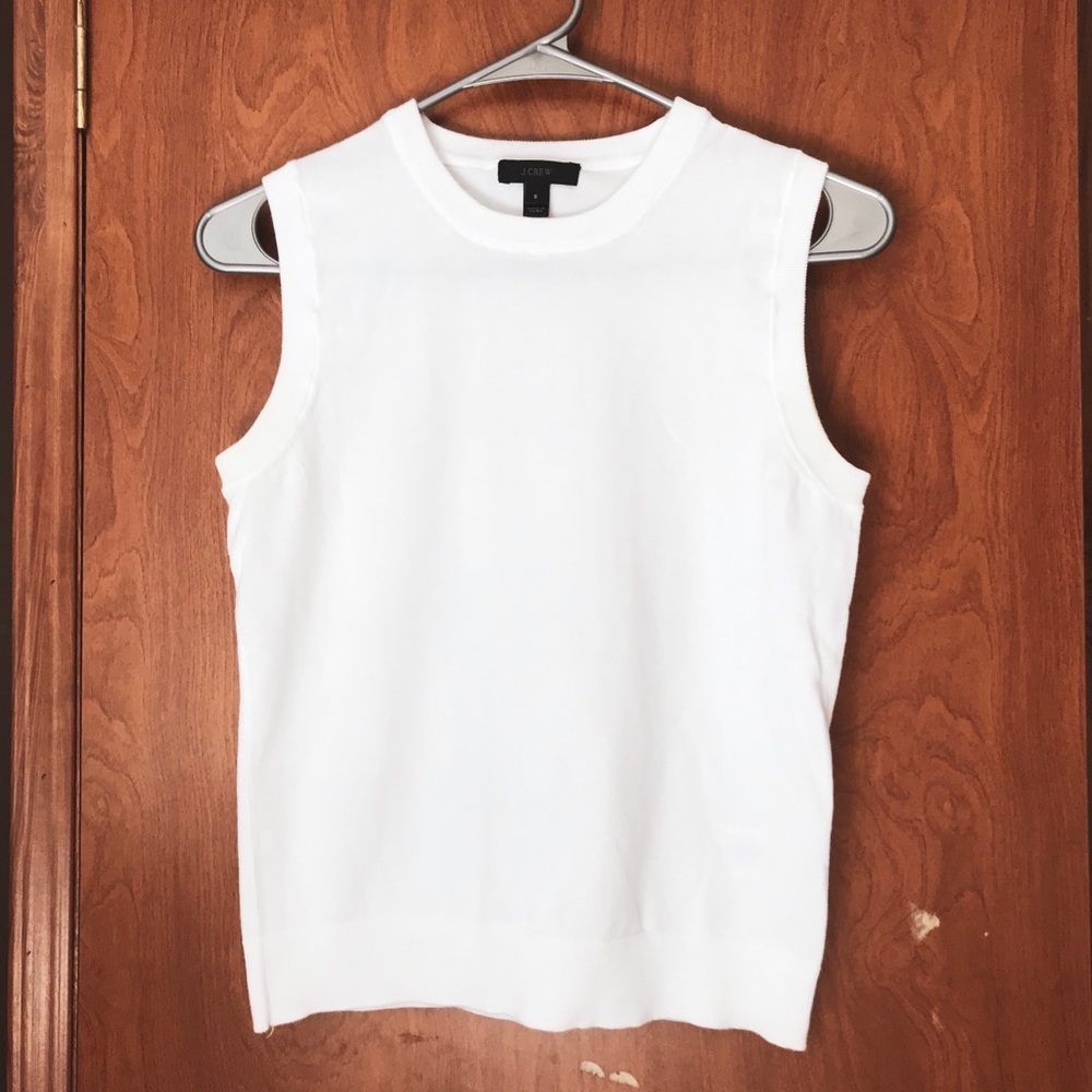J. Crew White tank